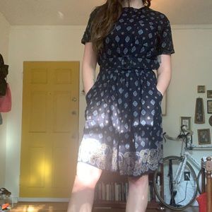 Vintage belted romper